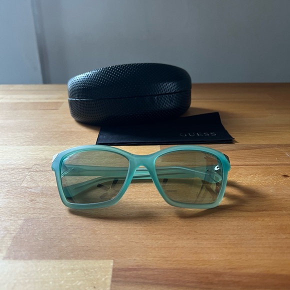 Guess Accessories - Guess Seafoam Cateye Sunglasses for Women